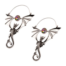 Load image into Gallery viewer, Dragon Treasure Plug Hoops
