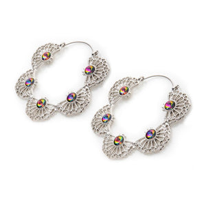 Filigree Fab Plug Hoops