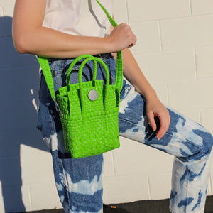 Limon Nano Basket Woven Tote Purse