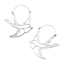 Load image into Gallery viewer, Sparrow Sweet Plug Hoops
