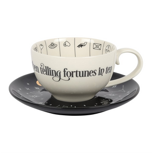 Fortune Telling Teacup and Saucer Set