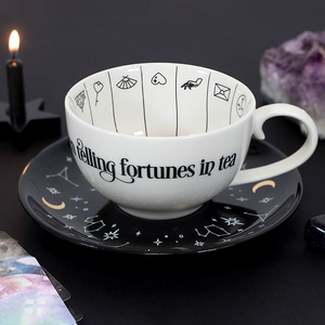 Fortune Telling Teacup and Saucer Set
