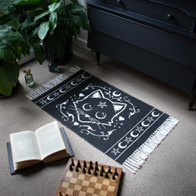 Load image into Gallery viewer, Purrrect Cat Woven Rug
