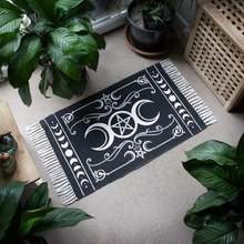 Load image into Gallery viewer, Triple Moon Woven Rug
