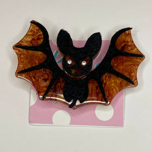 Marble Winged Bat Acrylic Pin