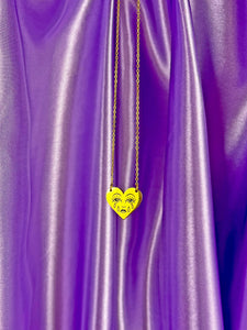 Crying Heart Gold Necklace