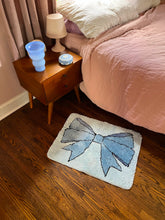 Load image into Gallery viewer, Blue Baby Bow Rug
