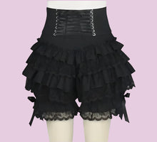 Load image into Gallery viewer, Corset Detail Bloomer Shorts
