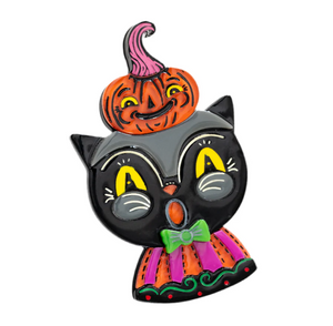 Black Cat Celebrations Brooch