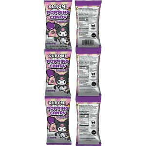 Kuromi Grape Popping Candy & Lollipop