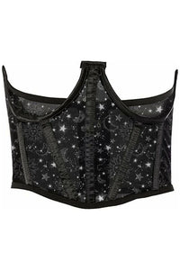 Celestial Mesh Open Cup Waist Cincher