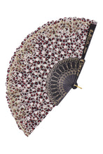 Load image into Gallery viewer, Leopard Floral Glitter Hand Fan- More Styles Available!

