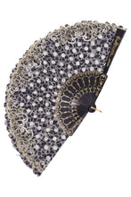 Load image into Gallery viewer, Leopard Floral Glitter Hand Fan- More Styles Available!
