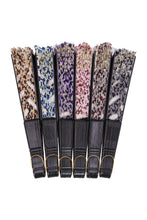 Load image into Gallery viewer, Leopard Floral Glitter Hand Fan- More Styles Available!
