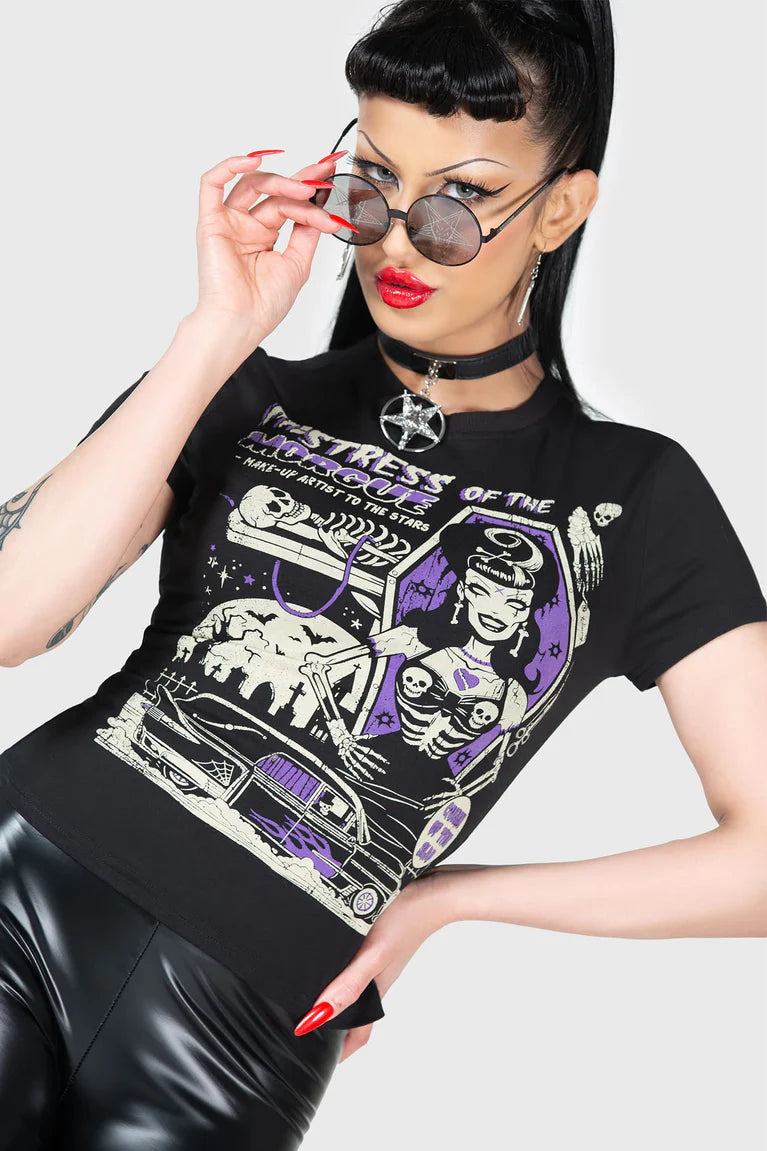 Mistress of the Morgue Fitted Top