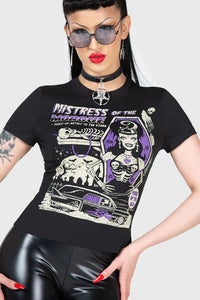 Mistress of the Morgue Fitted Top