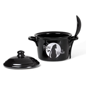 "Feline Hungry" Bowl and Spoon Set