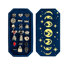 Load image into Gallery viewer, Blue Moon Phase Ring Holder Jewelry Box
