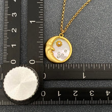 Load image into Gallery viewer, Moon and Stars Inlaid Shell Necklace
