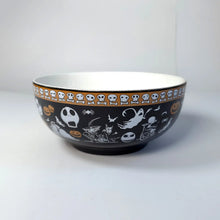 Load image into Gallery viewer, Ceramic bowl with Halloween-themed design on a white background
