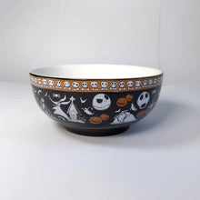 Load image into Gallery viewer, Ceramic bowl with Halloween-themed design on a white background
