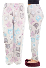 Load image into Gallery viewer, Teddy Bear All-Over Fleece Lounge Pajama Pants
