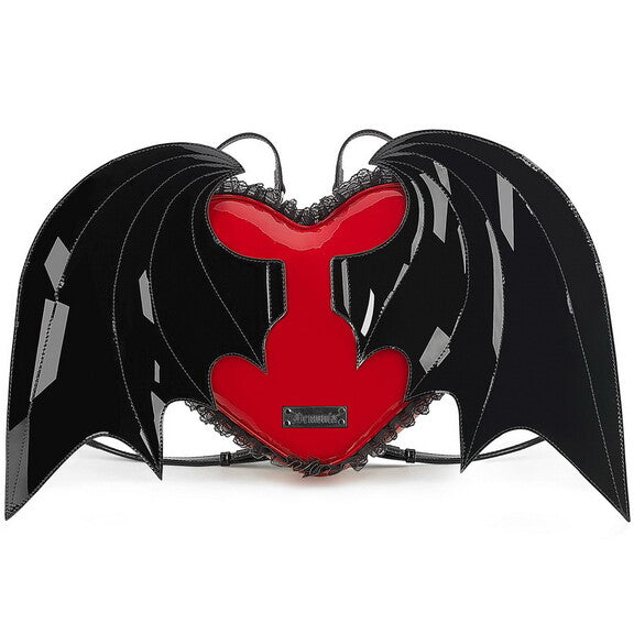 bat mini backpack Bat Winged Heart Mini Backpack – Pink House Boutique
