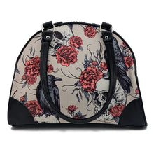 Load image into Gallery viewer, Murder of Crows Bowler Style Purse
