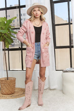 Load image into Gallery viewer, Pink On Pink Hearts Knit Sweater Cardigan
