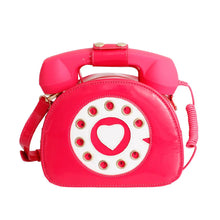 Load image into Gallery viewer, Fuchsia 80's Style Telephone Purse
