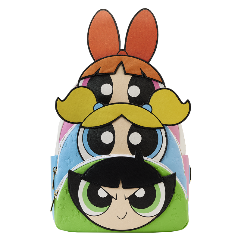 Power Puff Girls Triple Pocket Mini Backpack