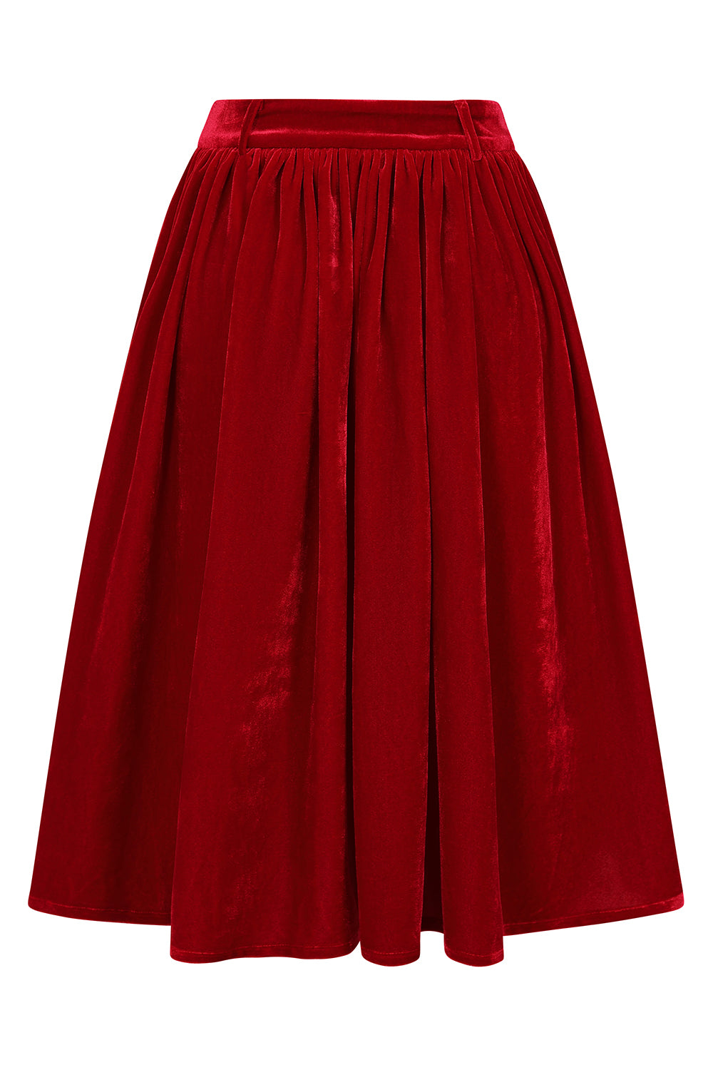 Red Velvet Millie Circle Skirt