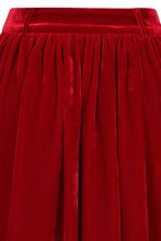 Load image into Gallery viewer, Red Velvet Millie Circle Skirt
