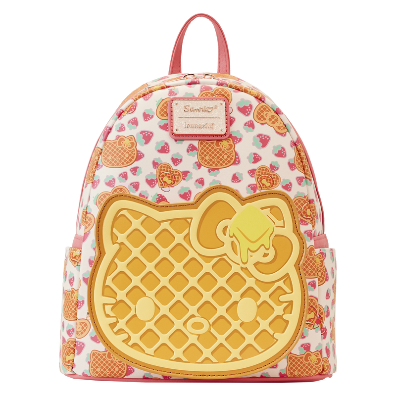 hello kitty loungefly mini backpack Hello Kitty Breakfast Waffle Mini Backpack – Pink House Boutique