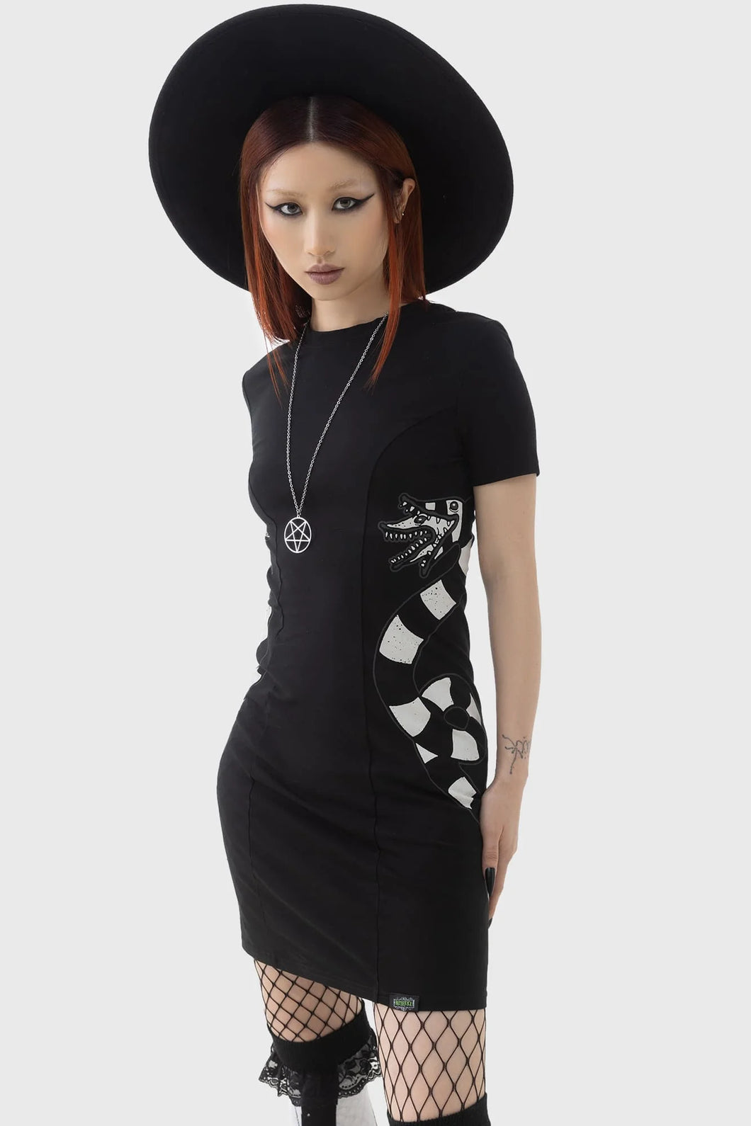 Sandworm Beetlejuice Bodycon Dress