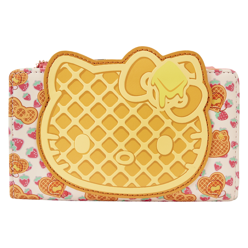 Hello Kitty Breakfast Waffle Flap Wallet