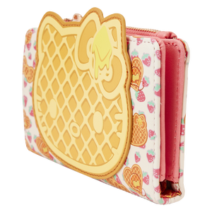 Hello Kitty Breakfast Waffle Flap Wallet