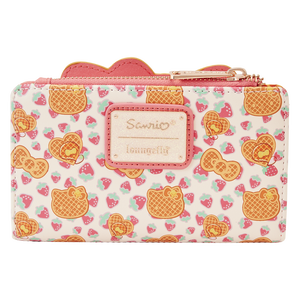 Hello Kitty Breakfast Waffle Flap Wallet