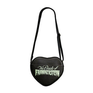 Bride of Frankenstein Glow In The Dark Heart Purse