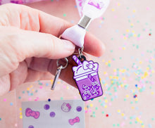 Load image into Gallery viewer, Hello Kitty Sweets Lanyard with Badge Holder and Charm
