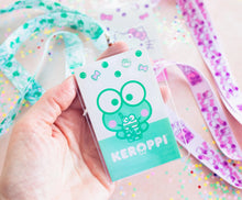 Load image into Gallery viewer, Keroppi Sweets Lanyard with Badge Holder and Charm
