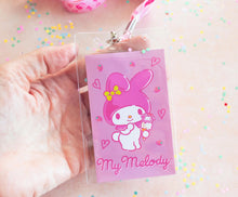 Load image into Gallery viewer, My Melody Sweets Lanyard with Badge Holder and Charm
