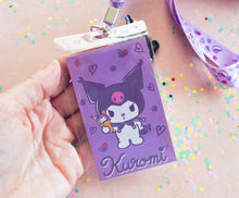 Load image into Gallery viewer, Kuromi Sweets Lanyard with Badge Holder and Charm
