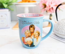 Load image into Gallery viewer, The Golden Girls "Stay Golden" Wide Rim Ceramic Mug
