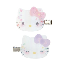 Load image into Gallery viewer, Hello Kitty The Future Is In Our Eyes 50th Anniversary Hair Clip Set of 2
