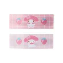 Load image into Gallery viewer, My Melody Strawberry Bar Hair Clips Set of 2
