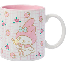 Load image into Gallery viewer, My Melody Strawberries and Roses Mug
