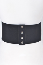 Load image into Gallery viewer, Red Rose Elastic Corset Belt
