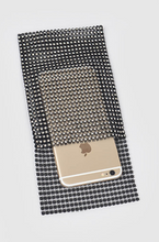 Load image into Gallery viewer, Black and Clear Crystals Mesh Rhinestone Crossbody Cellphone Purse
