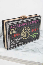 Load image into Gallery viewer, Accessory Express Rhinestone Clutch Purse

